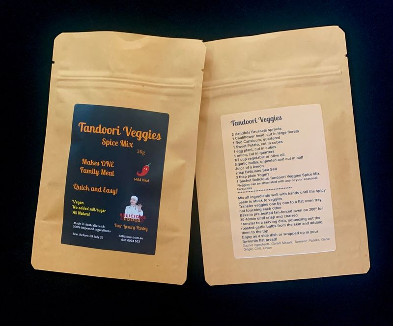 Tandoori Veggies Spice Mix - OneMeal Tandoori Veggies Spice Mix - OneMeal