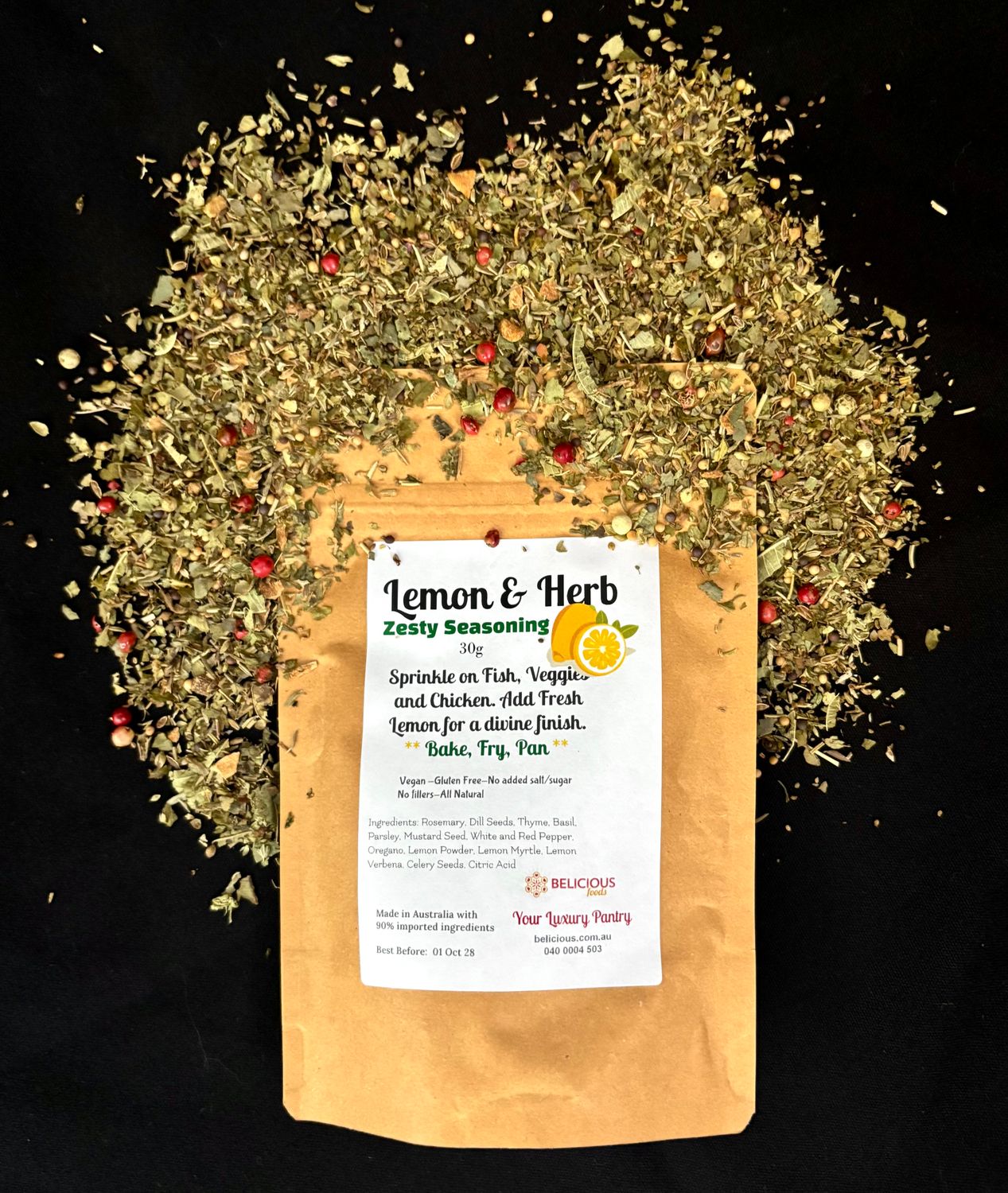 Lemon and Herb - Zesty Seasoning - 30g Lemon and Herb - Zesty Seasoning - 30g