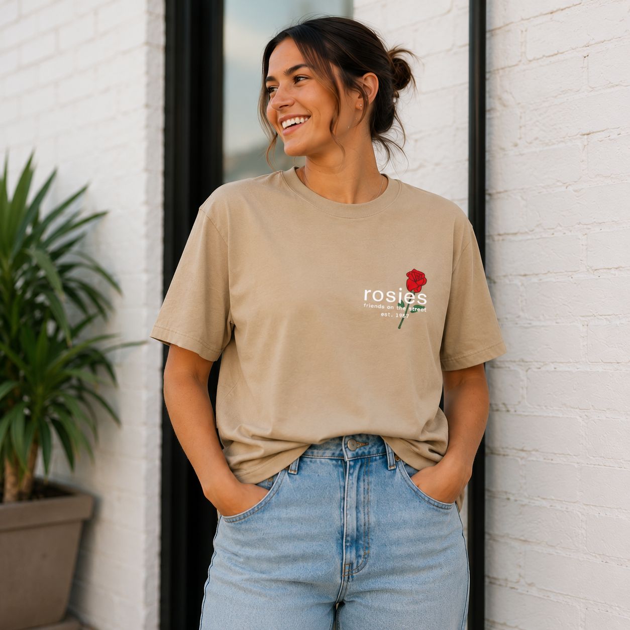 Bone Jake Moss x Rosies Tee