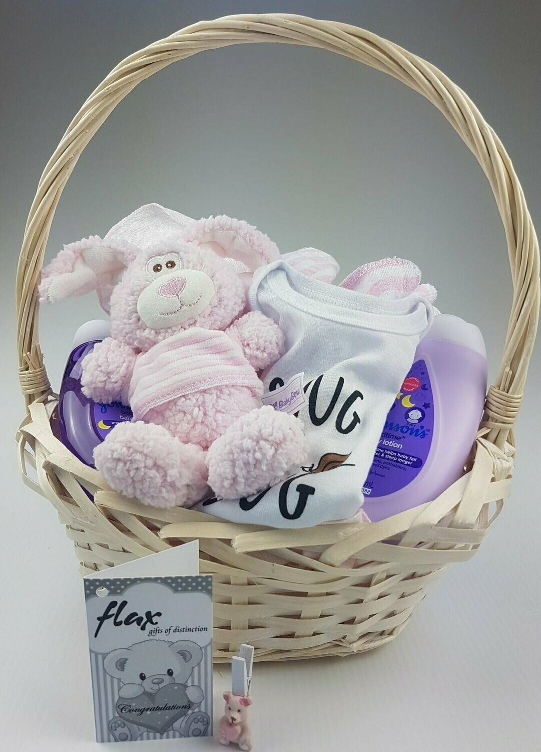 Small Baby Girl Gift Basket