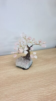 Rose Quartz Crystal Tree - Medium