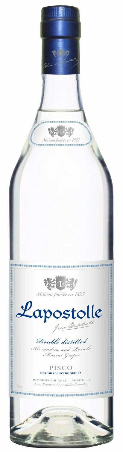 Lapostolle Pisco Blanco 40% - Elqui Valley and Limari Valley - An award winning  Muscat Pisco.   Drink it neat either on the rocks or not, as a cocktail or as a long drink with tonic.  Simply amazing!