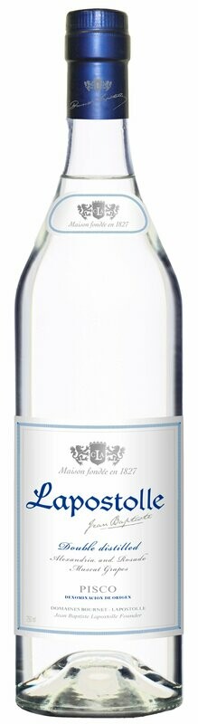 Lapostolle Pisco Blanco 40% - Elqui Valley and Limari Valley - An award winning  Muscat Pisco.   Drink it neat either on the rocks or not, as a cocktail or as a long drink with tonic.  Simply amazing!