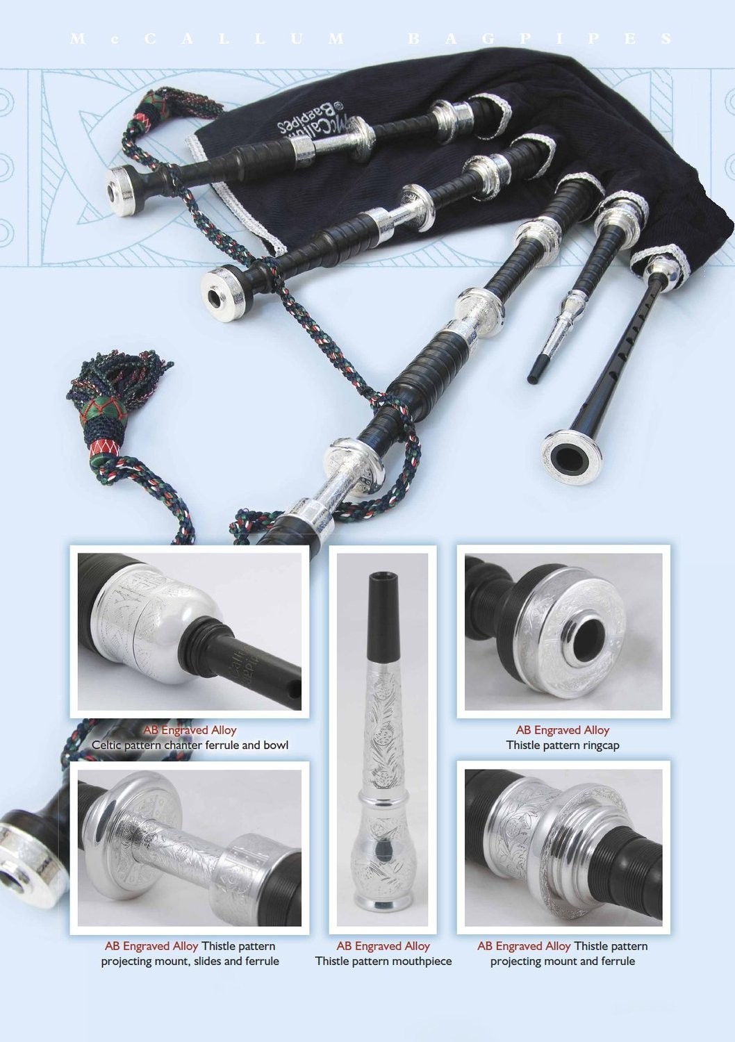 McCallum Bagpipes Full Alloy McCallum Bagpipes Full Alloy