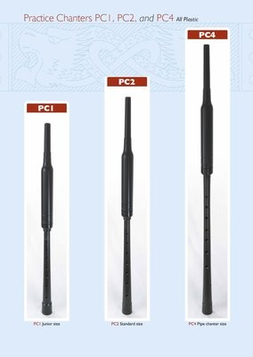 Plastic Practice Chanters - Un-Mounted