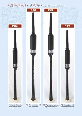 Blackwood Practice Chanters - Mounted