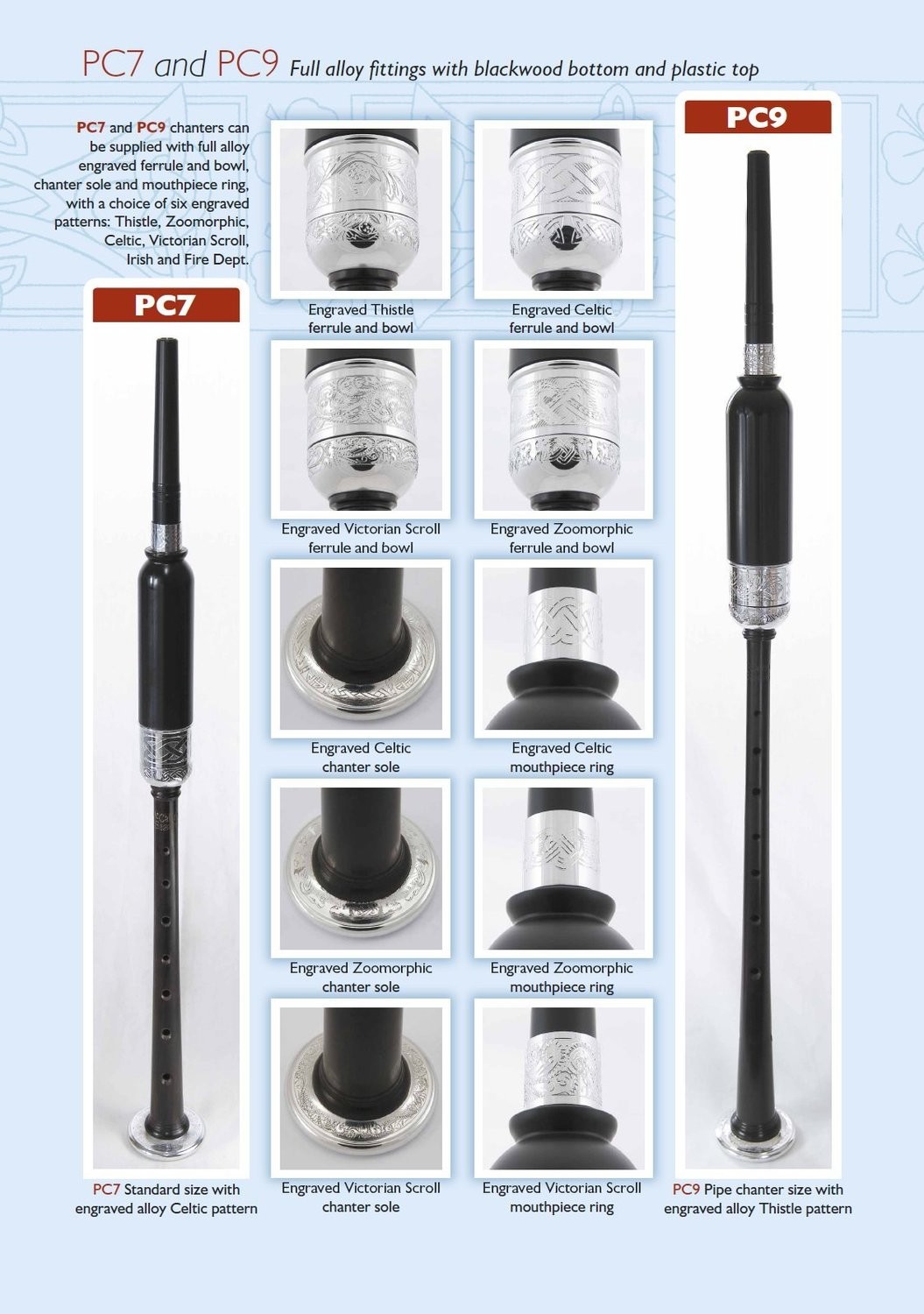 Blackwood Practice Chanters - Full Alloy