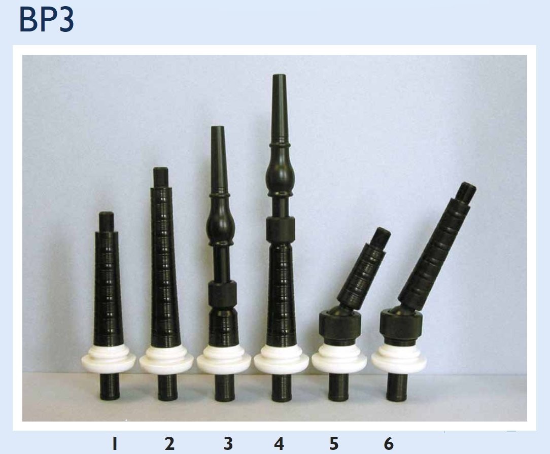 BP3 Single Combed Plastic Wide Bore Blowpipe