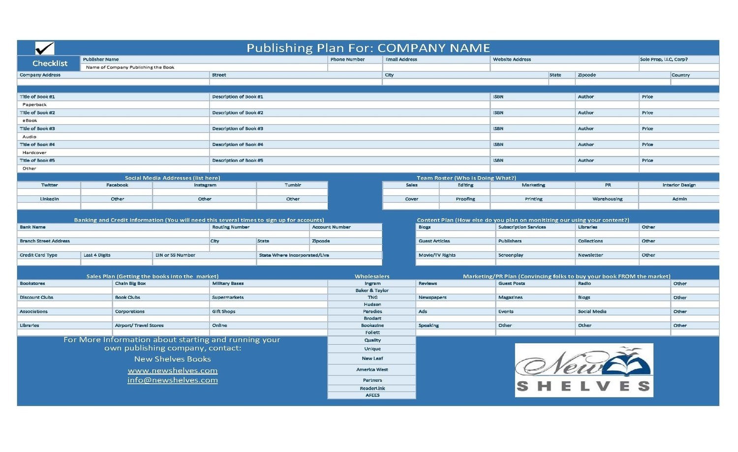 A Publishing Plan Health Checklist