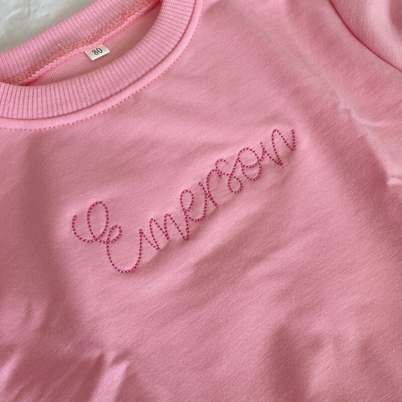 EMBROIDERED TODDLER SWEATSHIRT