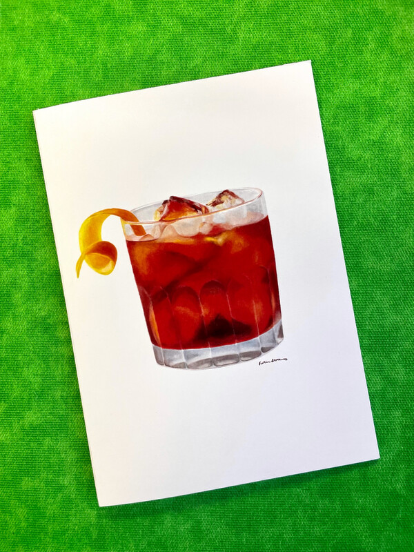 Negroni Greeting Card