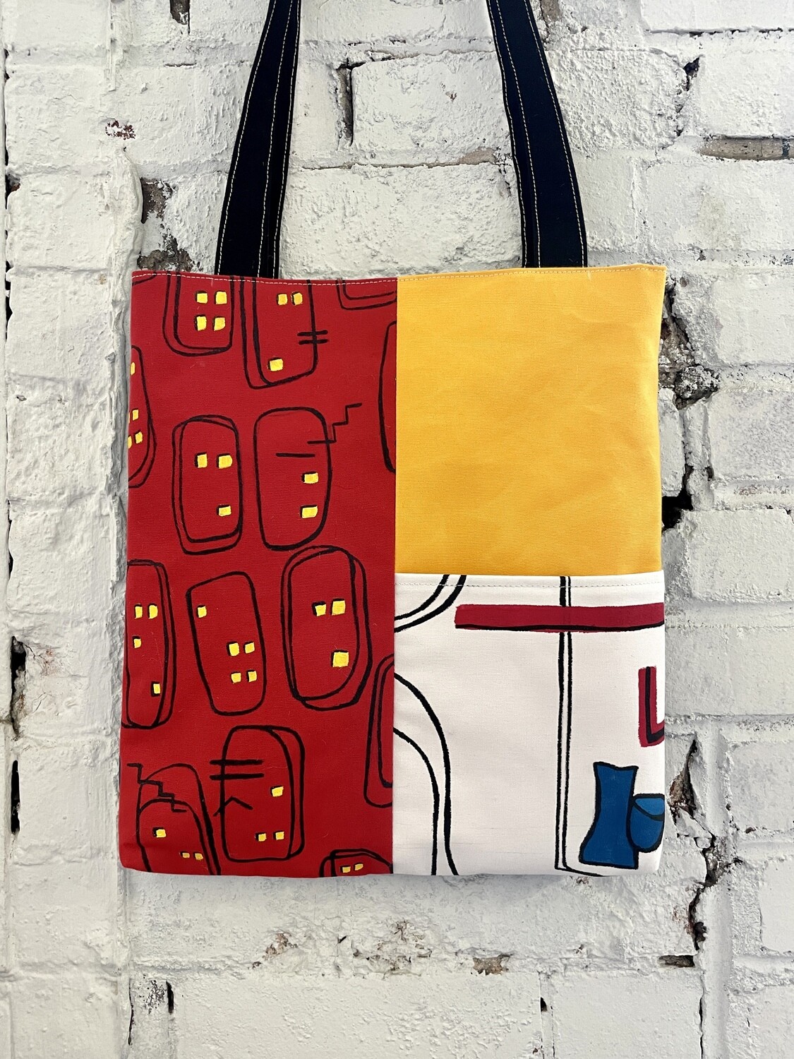 Houses Colorblock Tote