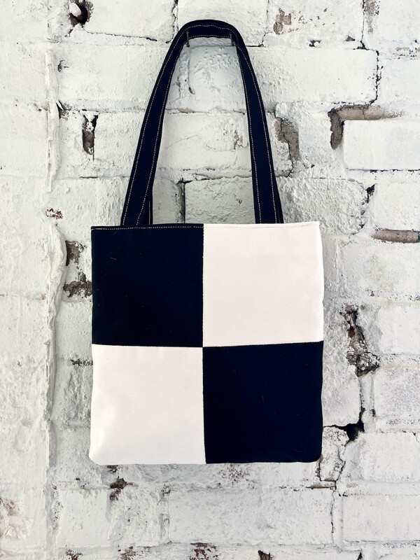 Checker Mini Tote