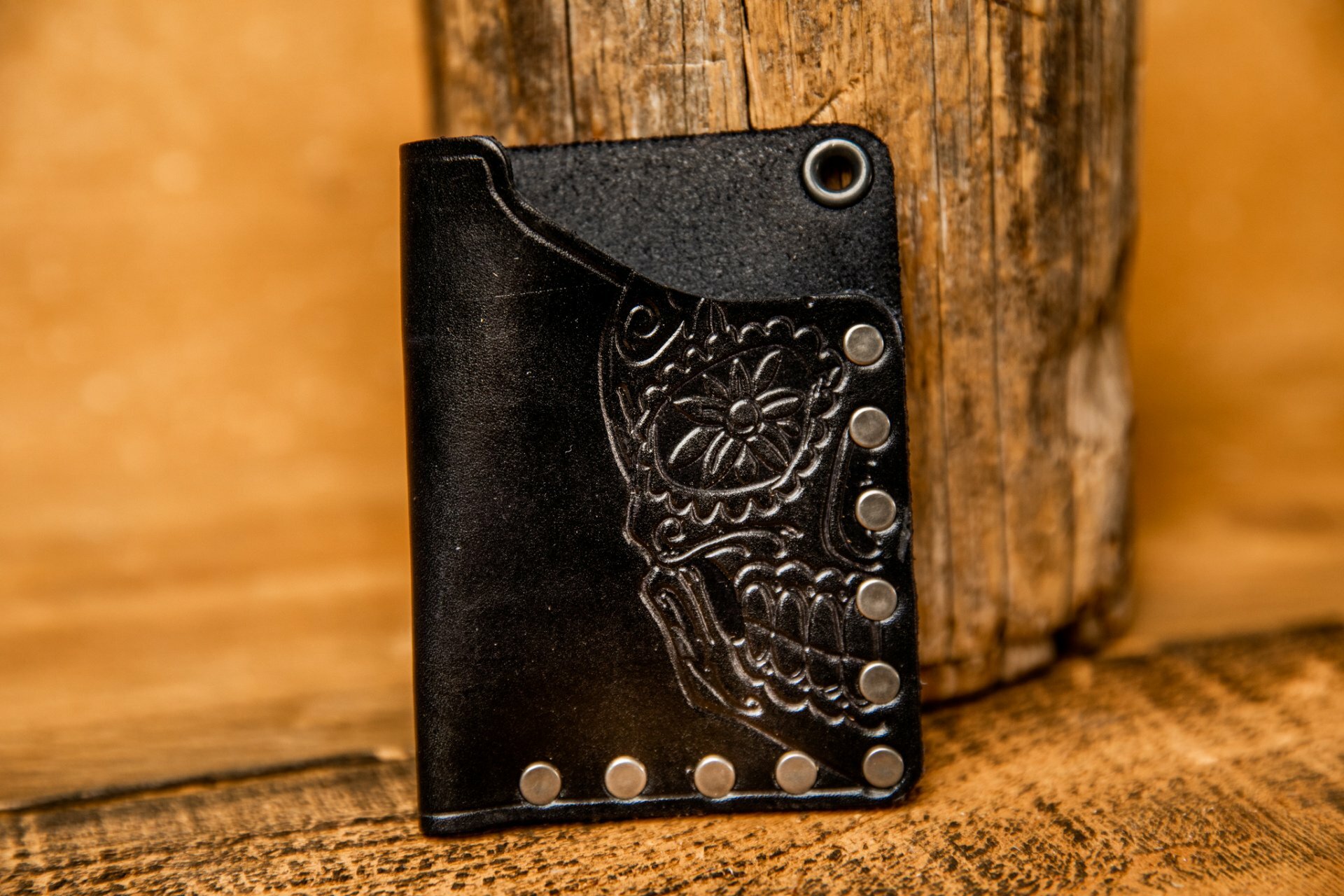 The “Sugar Skull” EDC Custom Simple Art Card Wallets