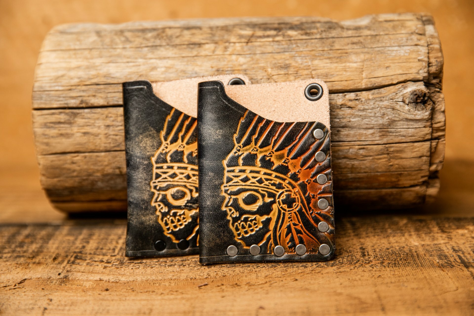 EDC Badass Chief-Denim Custom Card Wallets