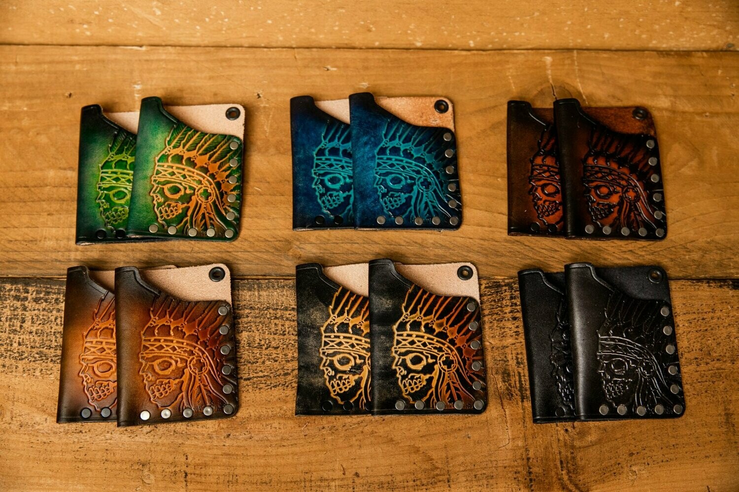 EDC Badass Chief-Denim Custom Card Wallets