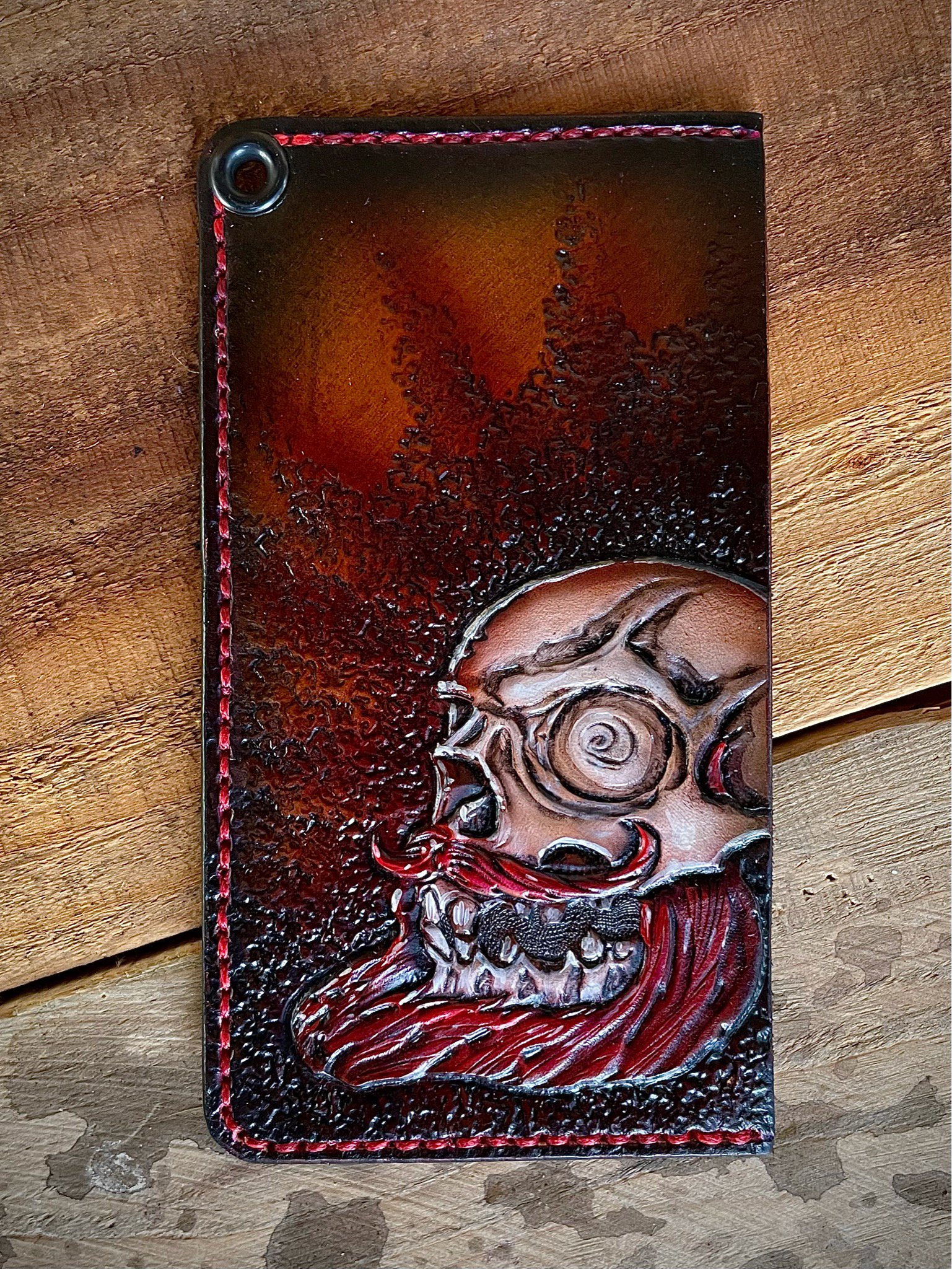 Custom cash and carry McBeard minimalist wallet