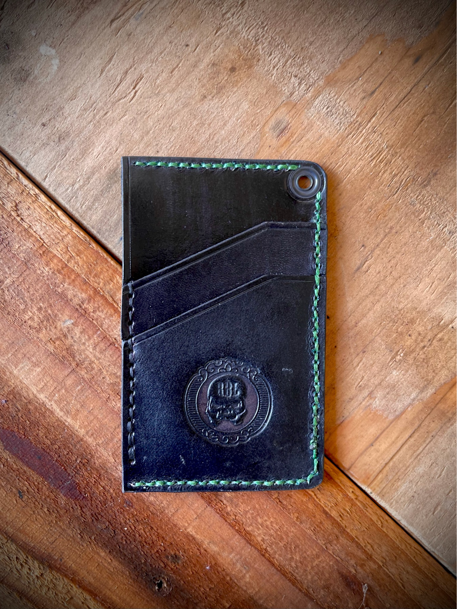 Custom cash and carry Aztec minimalist wallet