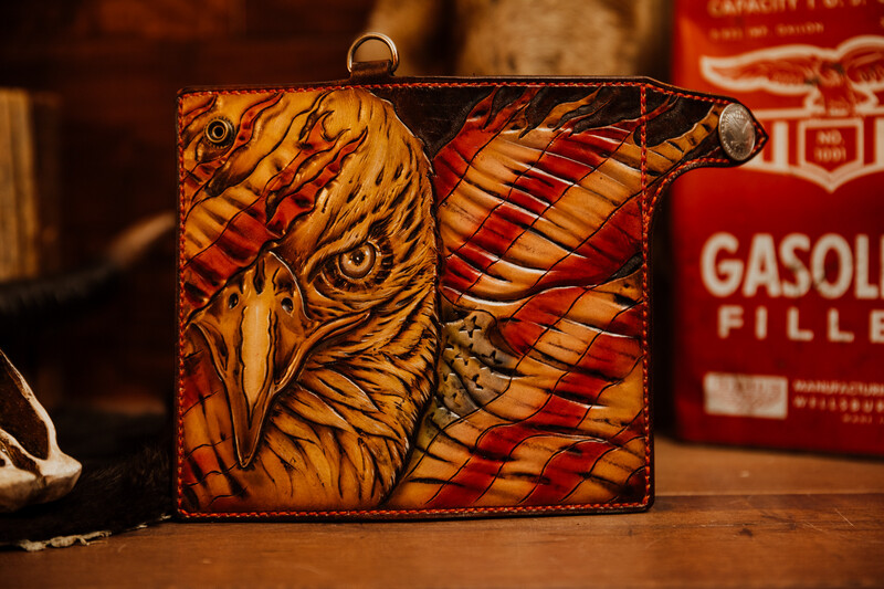 Eye On freedom Custom Art Leather Long Wallet