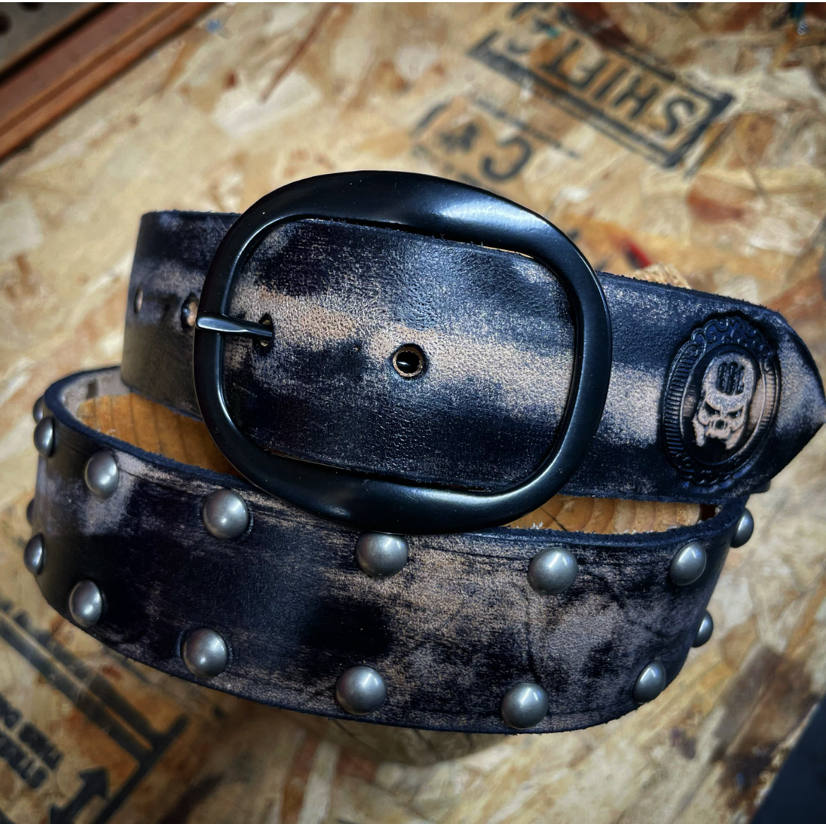 OG Belts – Sanded Black