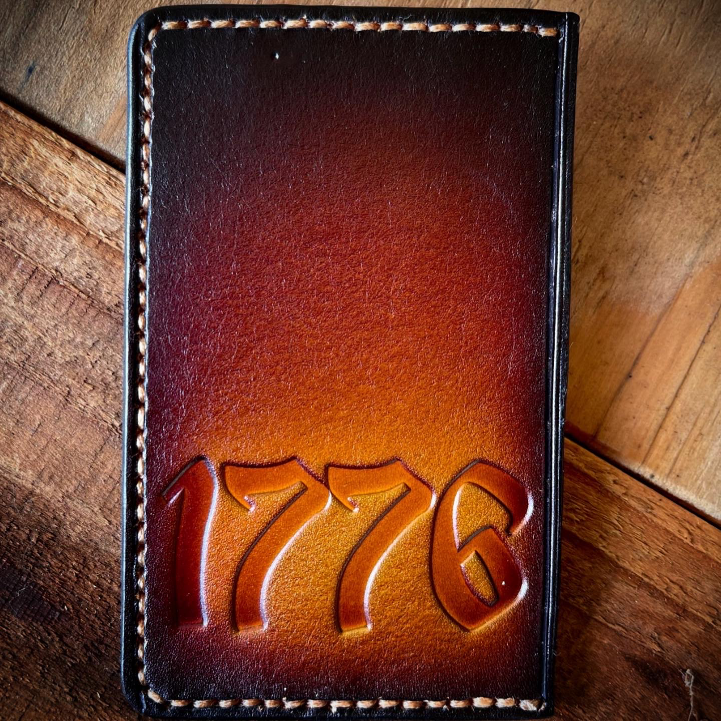 Custom cash and carry 1776 minimalist wallet
