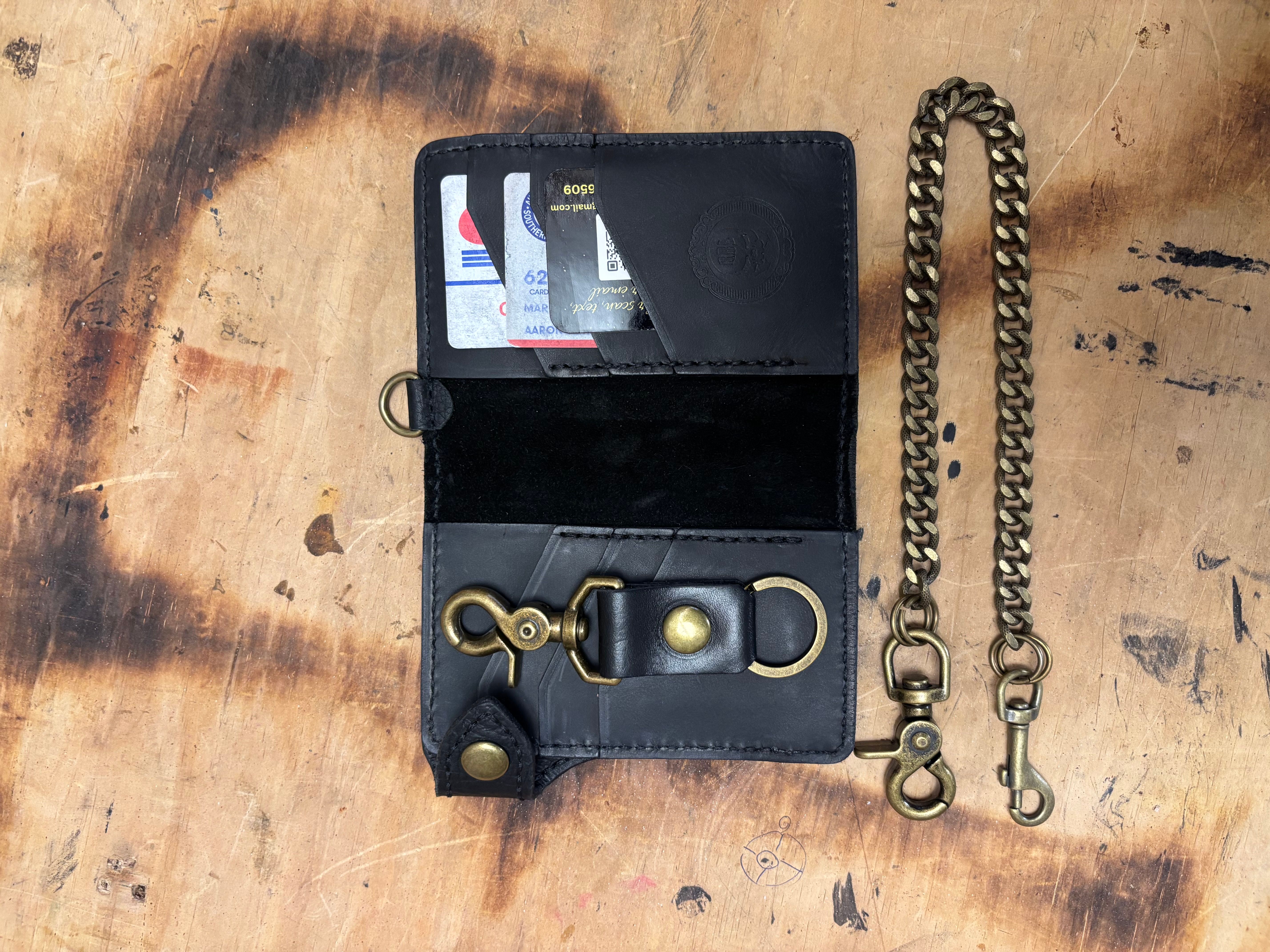 Black out with Brass hardware ​