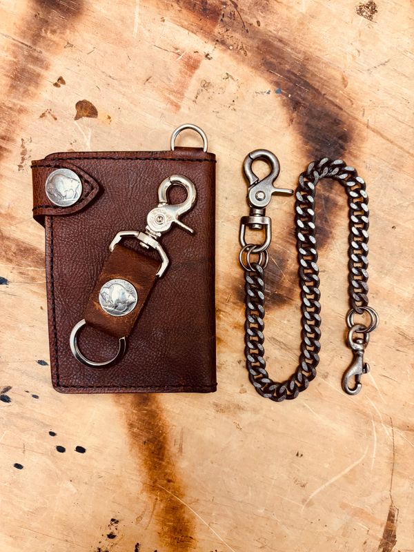 5 3/4 5 3/4" BROWN AND BLACK BUFFALO NICKEL