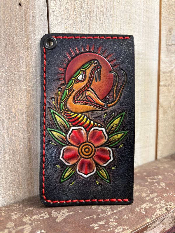 Snake and flower Snake and flower