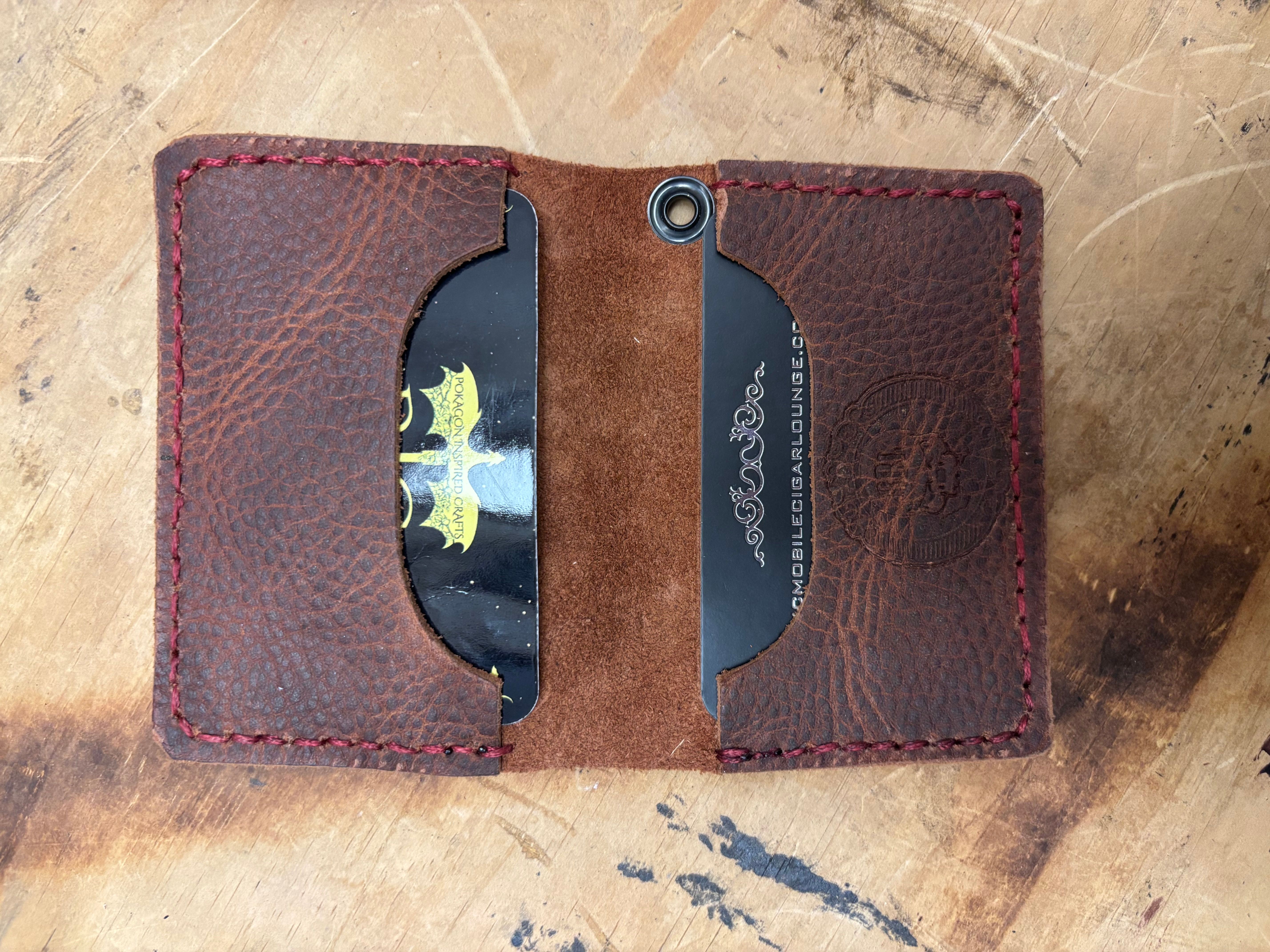 Brown with buffalo nickel