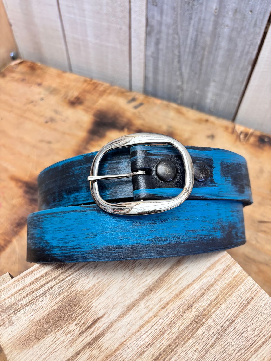 Black and turquoise 1 1/2”