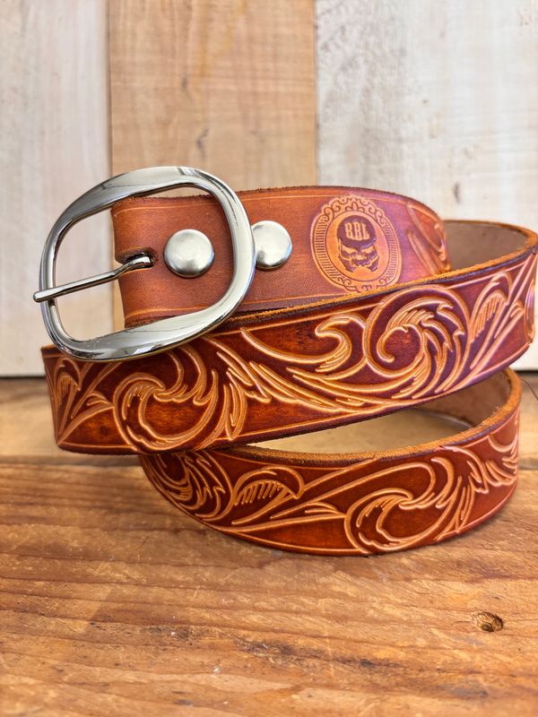 Black burnish filigree west 1 1/2”