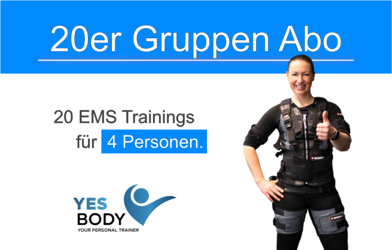 EMS Gruppen Training 20er Abo EMS Gruppen Training 20er Abo