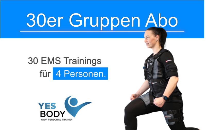 EMS Gruppen Training 30er Abo EMS Gruppen Training 30er Abo