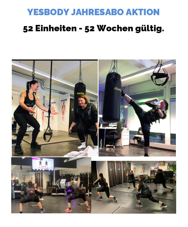 EMS Jahresabo - YESBODY Zug EMS Jahresabo - YESBODY Zug