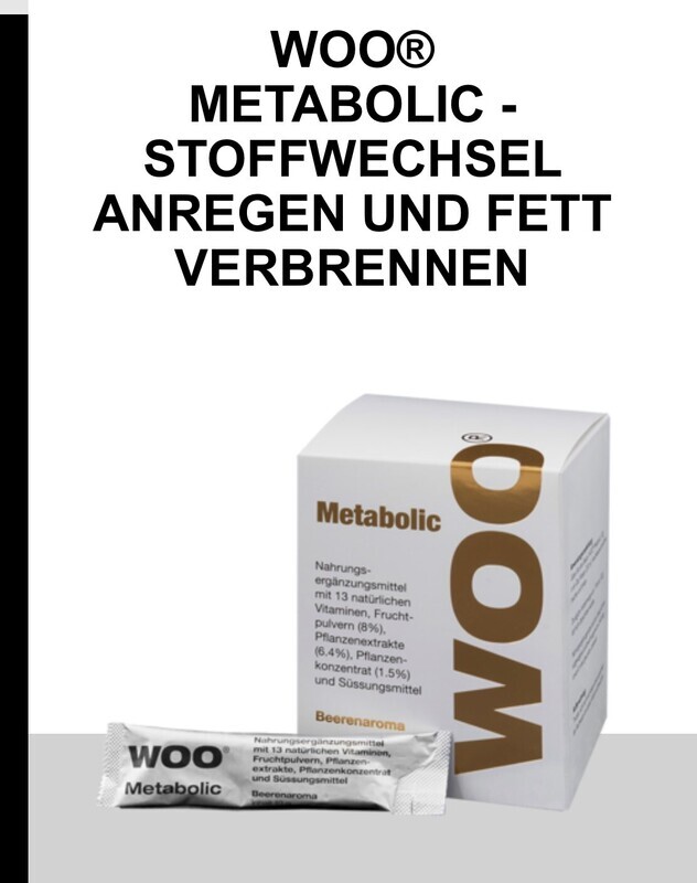 Metabolic Stoffwechsel anregen und Fett verbrennen Metabolic Stoffwechsel anregen und Fett verbrennen