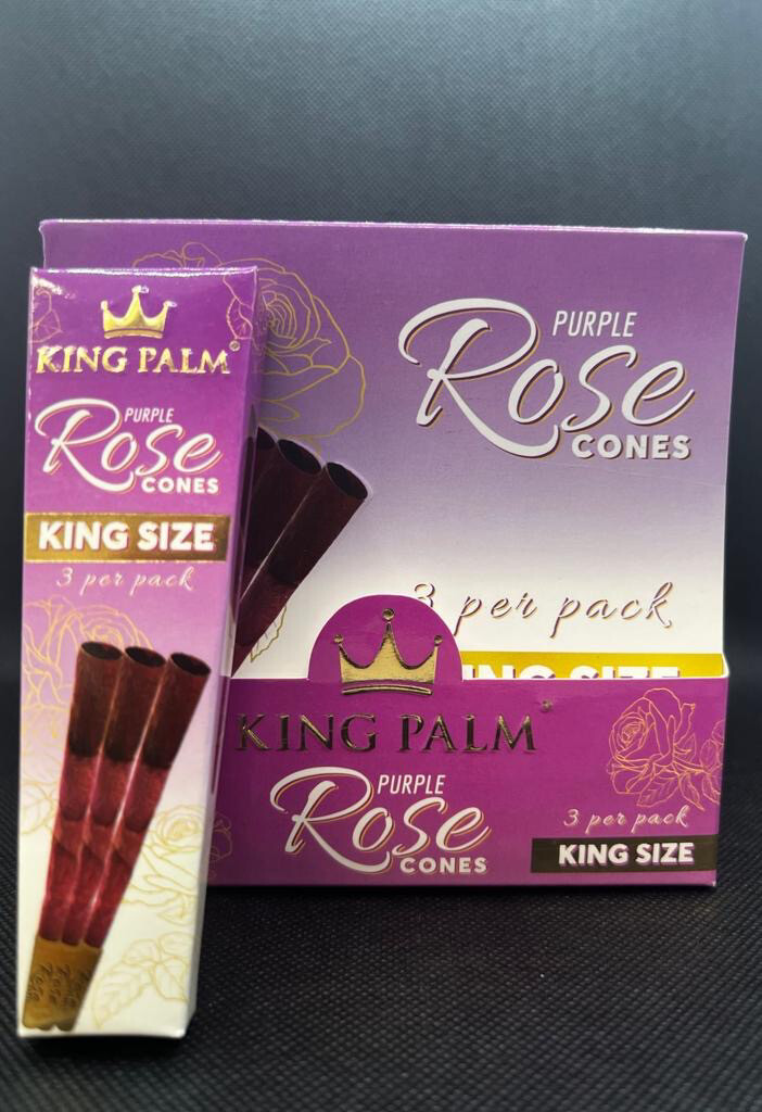 KING PALM ORGANIC ROSE CONES K/S 3PK 15PK/BOX, MODELO: KING PALM ORGANIC ROSE CONES K/S 3PK 15PK/BOX PURPLE