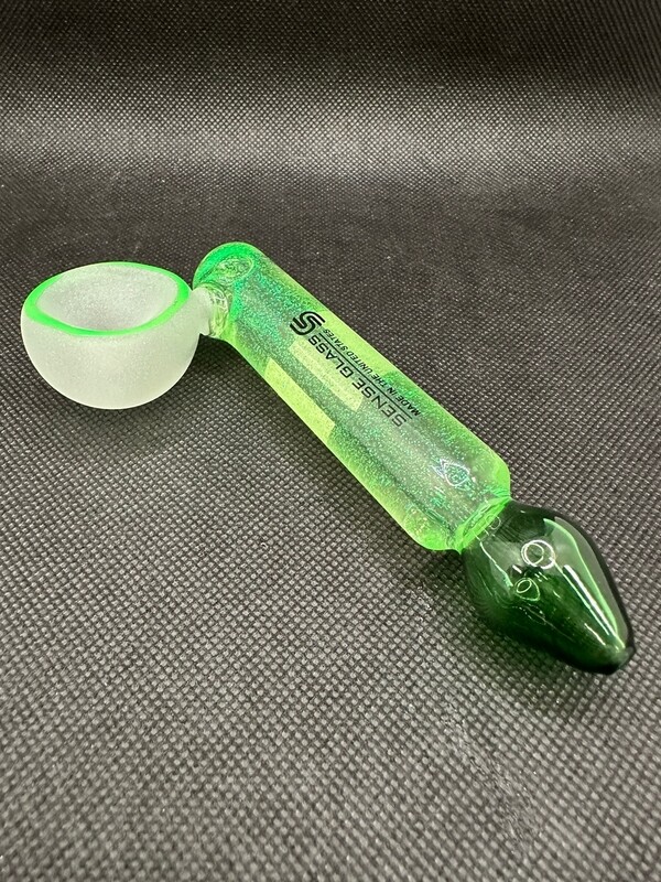 SENSE GLASS HANDPIPE 5&quot; FROSTED BOWL HPSG15