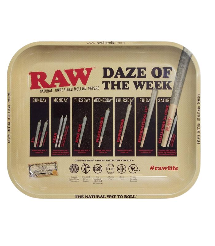 RAW TRAY LARGE - DAZE OF THE WEEK
