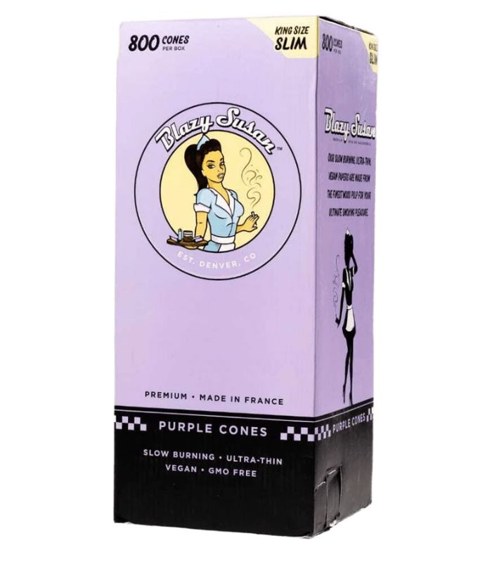 BLAZY SUSAN CAJA 800 CONOS KING SIZE - MORADOS