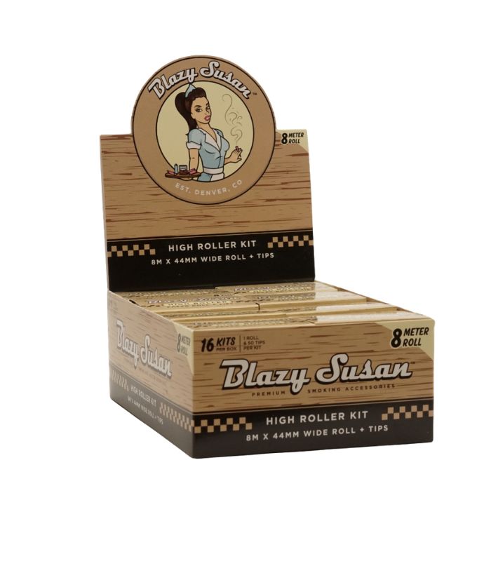 BLAZY SUSAN HIGH ROLLER 16 KITS / 8M &amp; 50 TIPS - CAFE