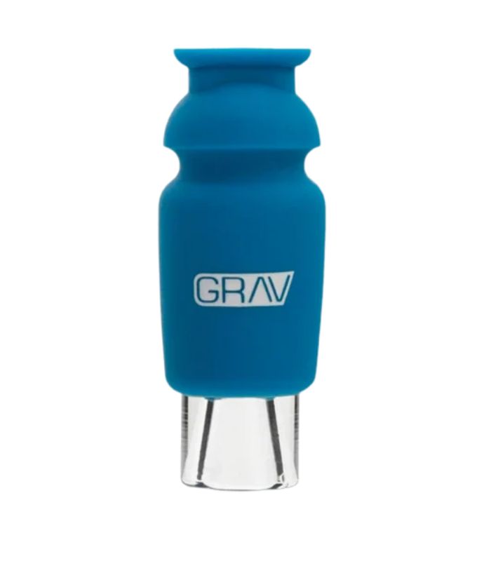GRAV SILICON-CAPPED GLASS CRUTCH - BLUE