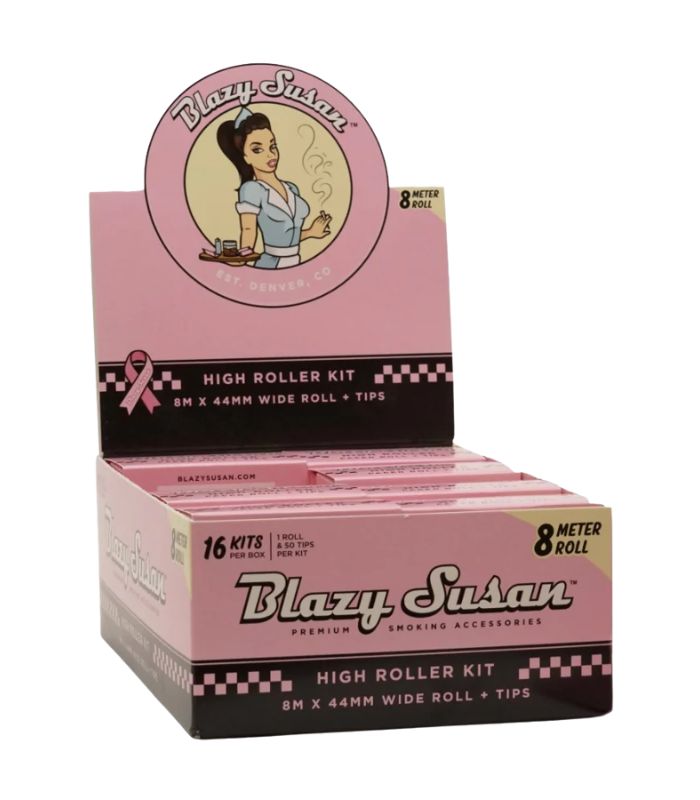BLAZY SUSAN HIGH ROLLER 16 KITS / 8M &amp; 50 TIPS - ROSA