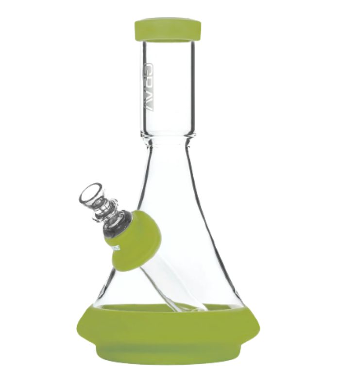 GRAV DECO BEAKER SILICONE - AVOCADO GREEN