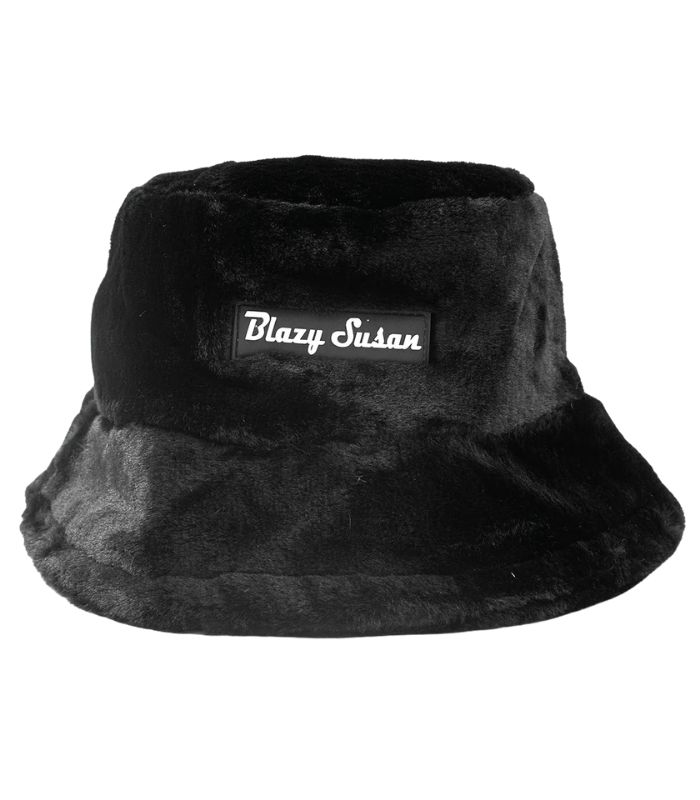 BLAZY SUSAN BUCKET HAT FUZZY - NEGRO