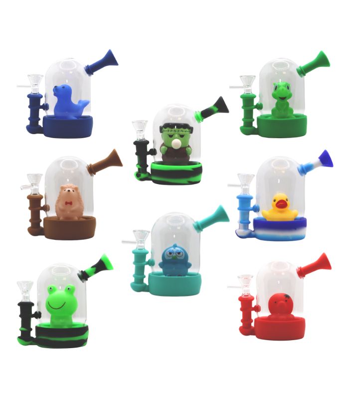 BONG DE SILICON PET BALLON 6” - COLORES VARIADOS