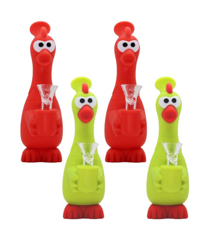 BONG DE SILICONPOLLO 7” - COLORES VARIADOS