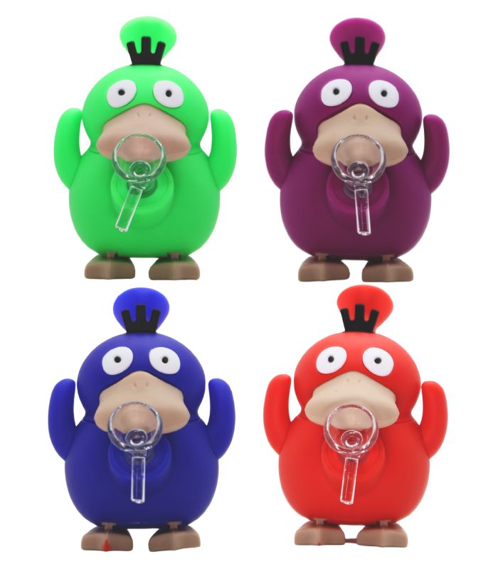 BONG DE SILICON POKÉMON PSYDUCK 5” - COLORES VARIADOS