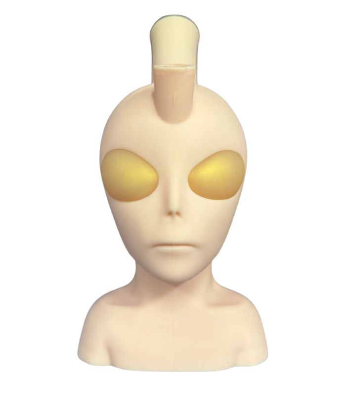 BONG DE SILICON ALIEN FACE 8"