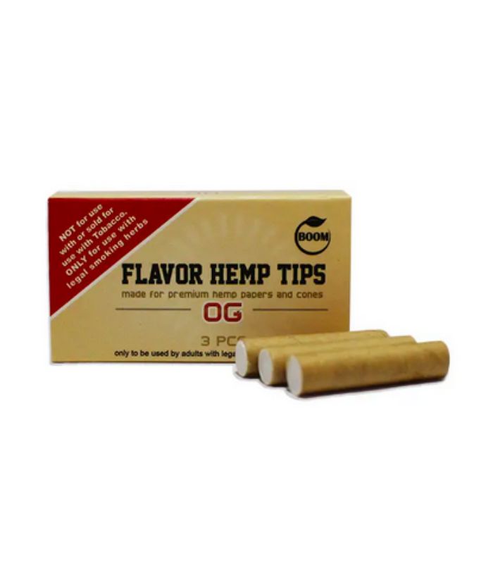FLAVORED HEMP TIPS 30 PACKS / 3 FILTROS - OG