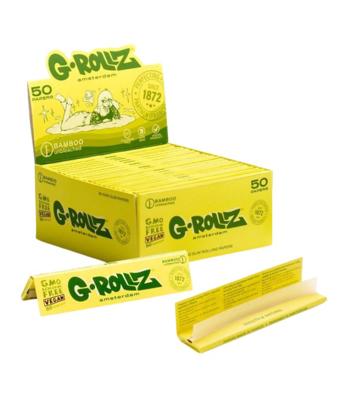 G-ROLLZ PAPERS K/S BAMBOO UNBLEACHED - 50 PACKS
